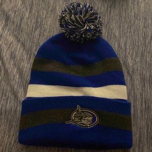 Suffolk County Community Sharks knit beanie